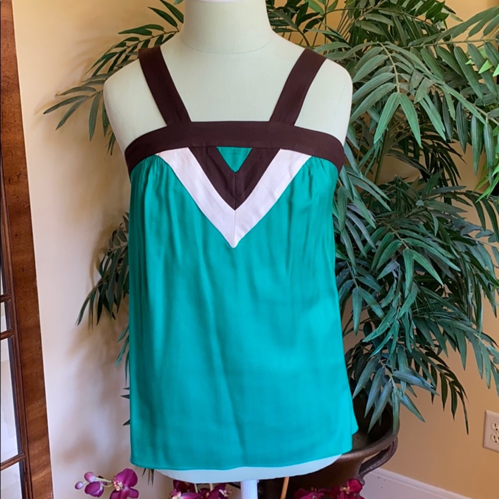 Milly Green Chevron tank